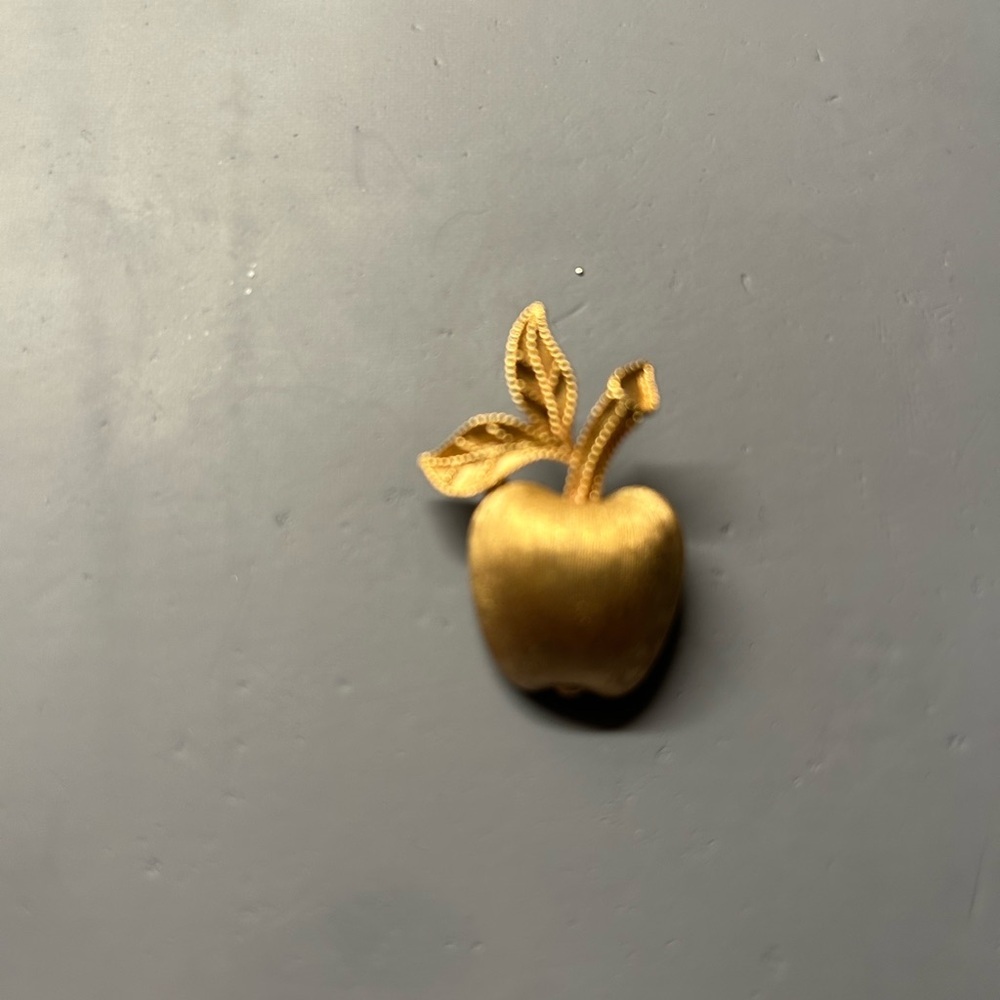 Avon Gold Apple Brooch